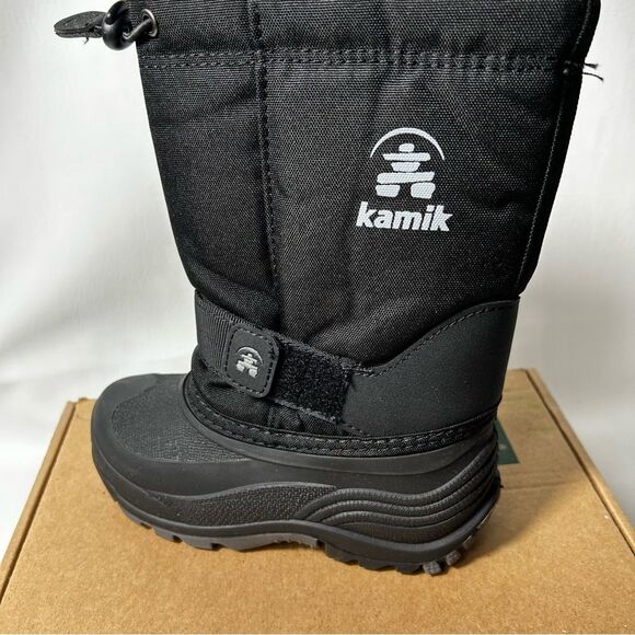 Kamik - Boy's Rocket Wide Black Boot - Size 12 Little Kid W - Picture 10 of 10